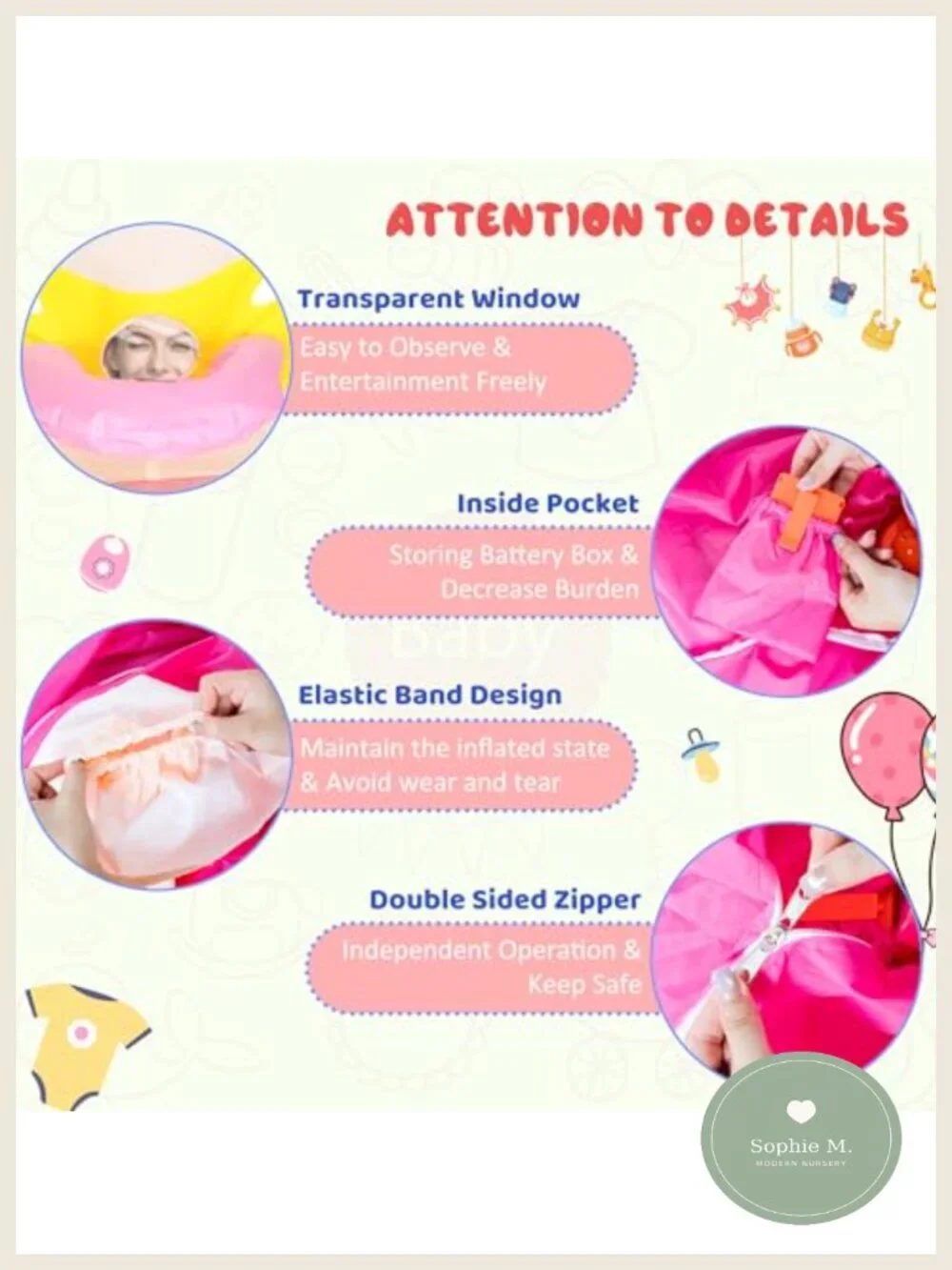 Inflatable Baby Costume Set for Gender Reveal Party with Blower Fans